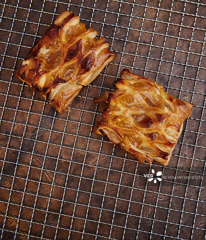 烤杏馅饼图片素材