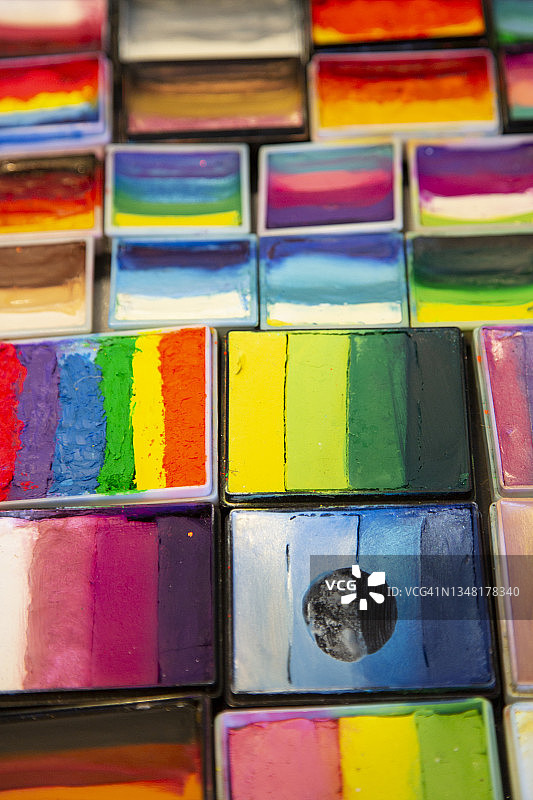 面部彩绘图片素材