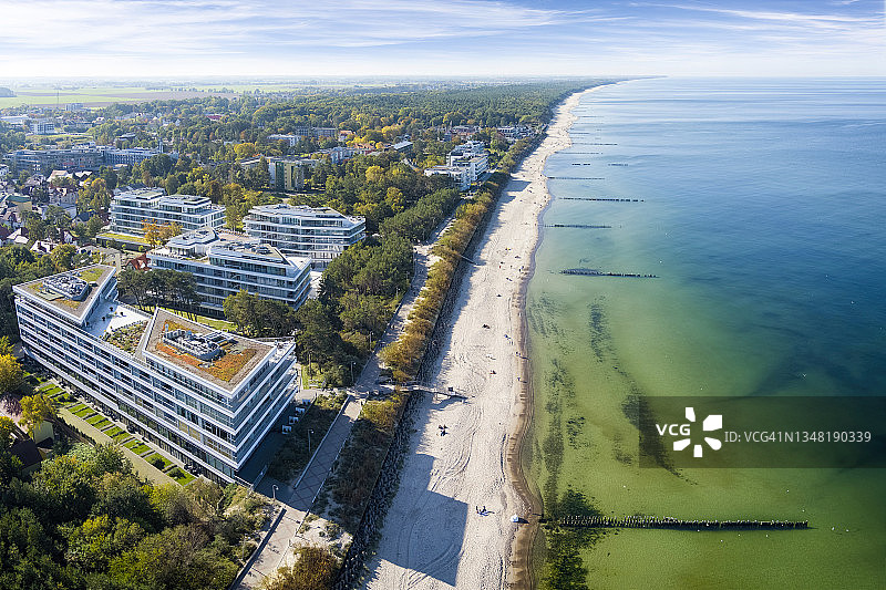 波兰假期：米尔诺旅游胜地风光图片素材