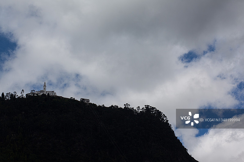 蒙塞拉特的教堂图片素材