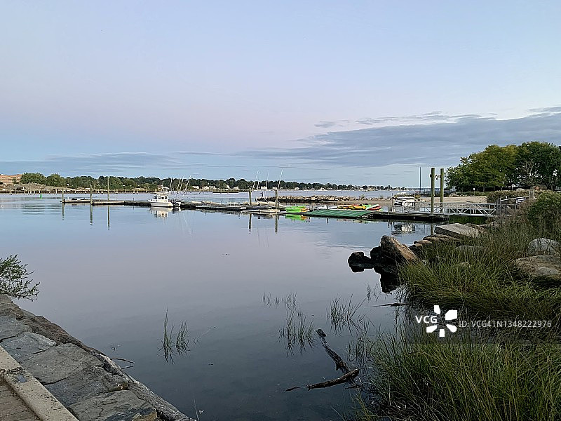 宁静的海湾图片素材