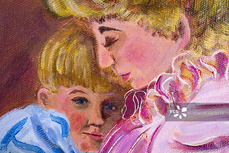 母亲和孩子图片素材