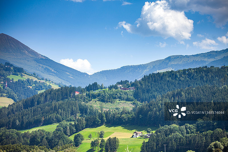 夏季的蒂罗尔奥地利阿尔卑斯山图片素材