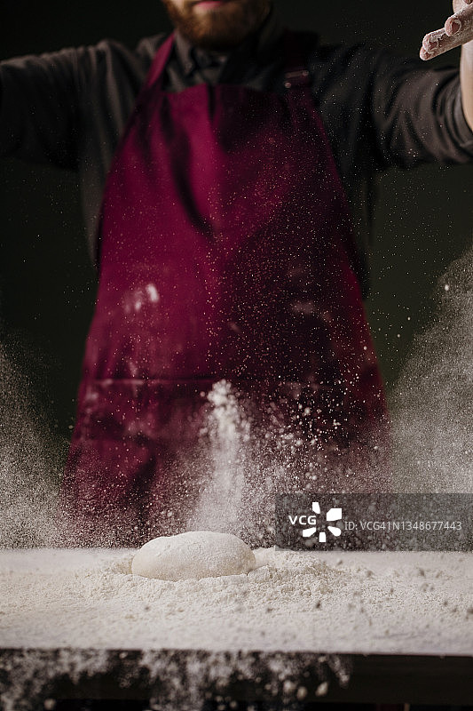 0号面粉制作最好的披萨图片素材