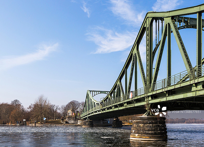 柏林和波茨坦之间的格利尼克桥图片素材