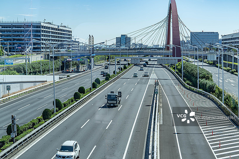 日本东京城市高速公路图片素材