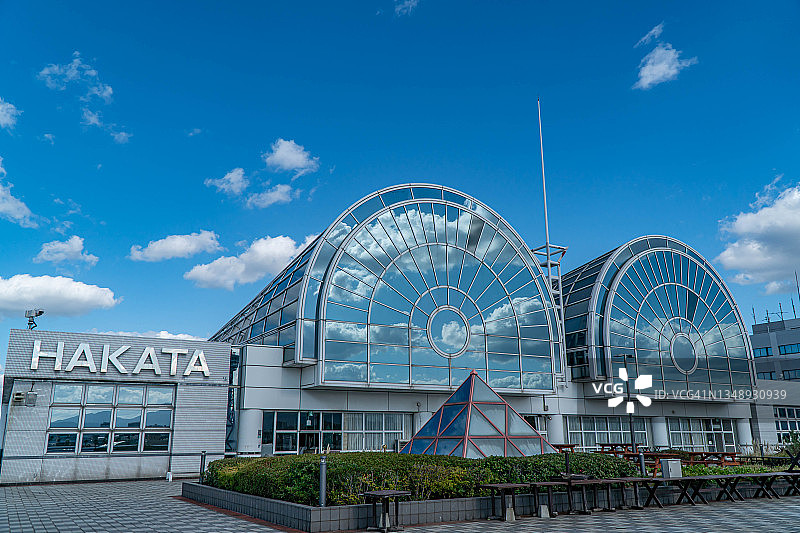 日本福冈市海滨图片素材