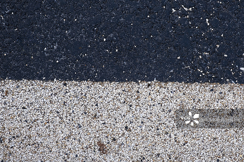 道路上的黑白沥青特写图片素材