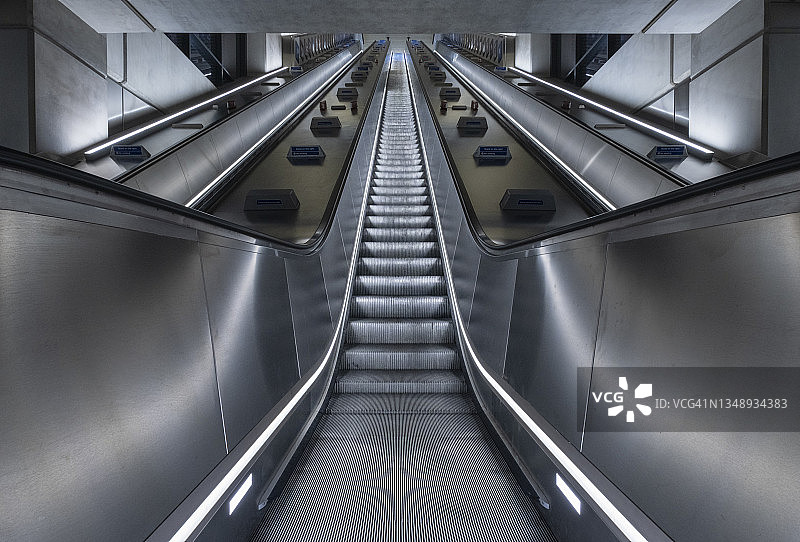 空自动扶梯图片素材