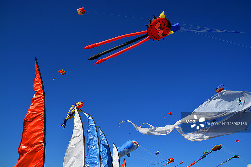 法国弗雷瑞斯风筝节图片素材