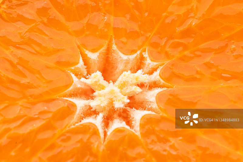 橙色橘子的微距特写图片素材