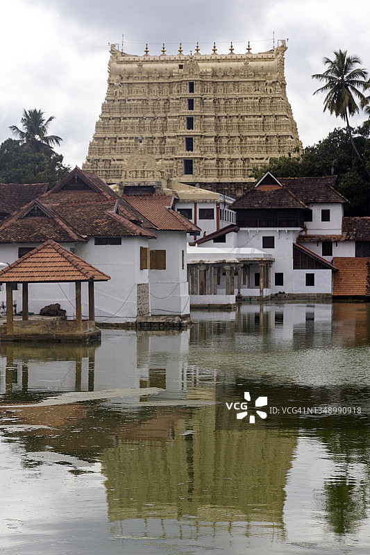 印度喀拉拉邦帕德马纳巴斯瓦米神庙图片素材