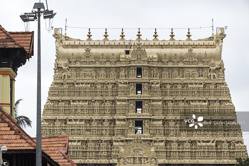 印度喀拉拉邦帕德马纳巴斯瓦米神庙图片素材