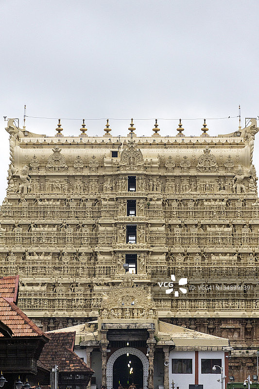 印度喀拉拉邦帕德马纳巴斯瓦米神庙图片素材