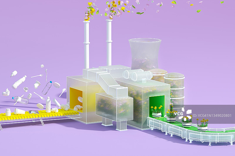 回收工厂图片素材
