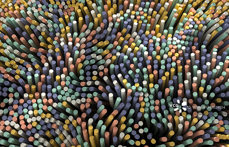 抽象彩色圆柱背景图片素材