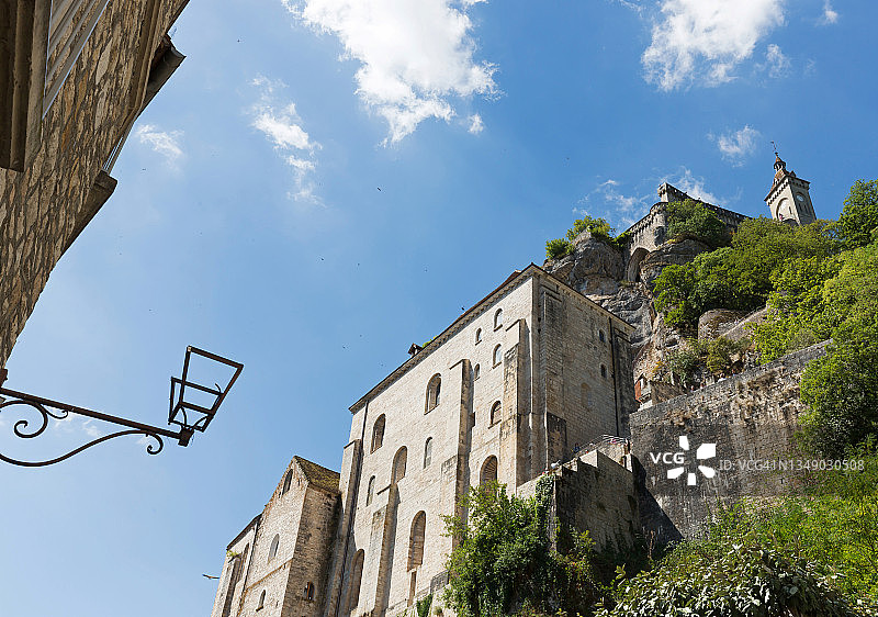 罗卡马杜尔街道风光（法国洛特省）图片素材