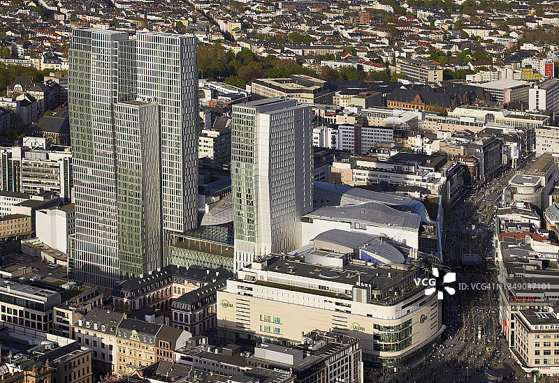 法兰克福Palaisquartier，Nextower与Zeil购物街图片素材