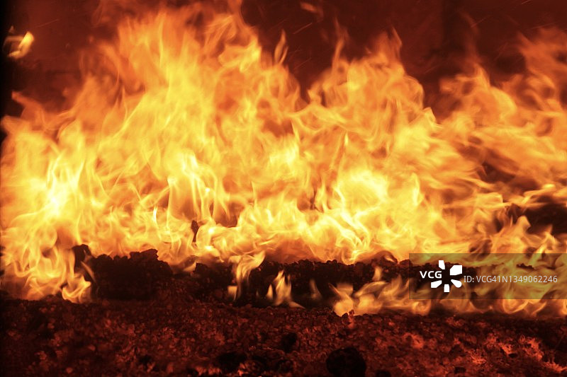 火焰全景图片素材