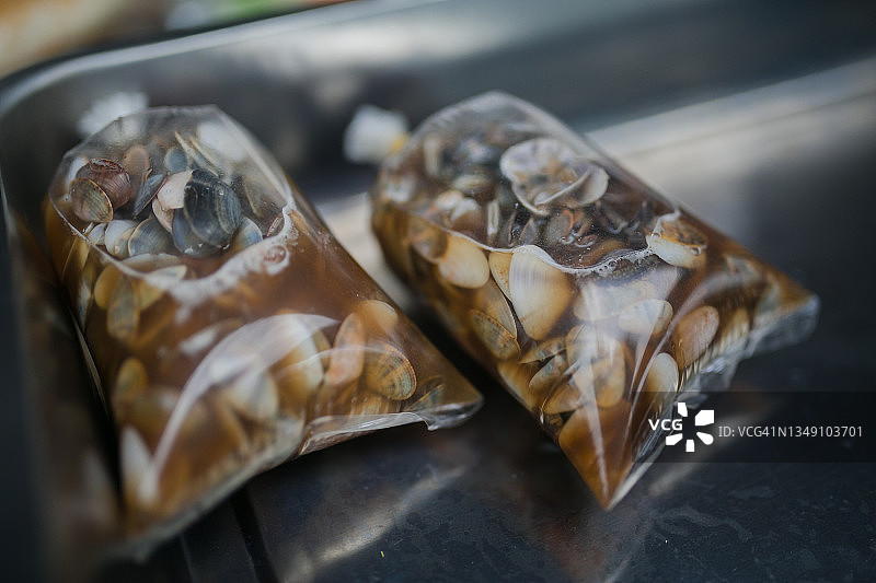 腌制蛤蜊图片素材