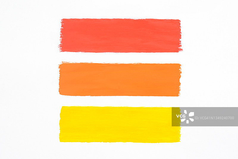 彩色油漆笔触图片素材