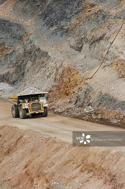 矿山运输卡车图片素材