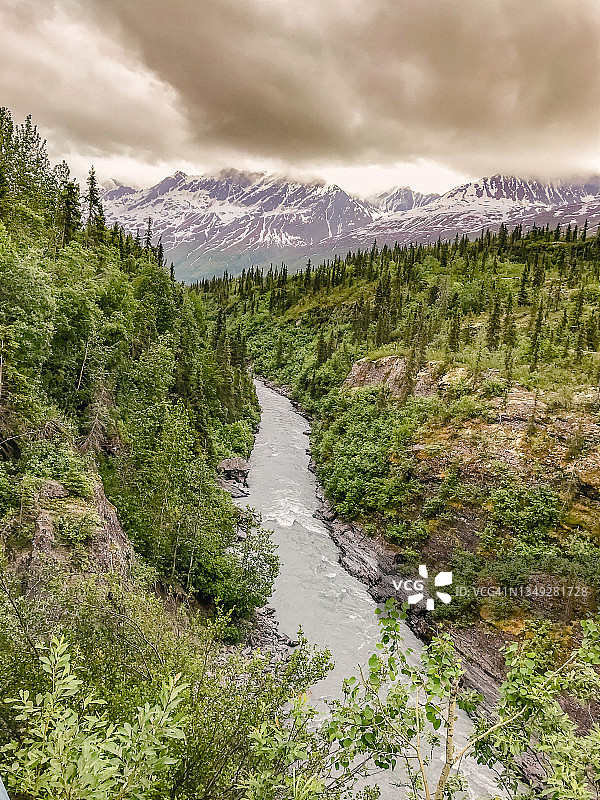 阿拉斯加的壮丽景色图片素材