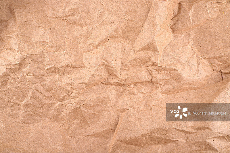褶皱的牛皮纸背景图片素材