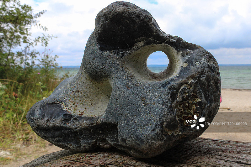 丹麦的蛇石图片素材