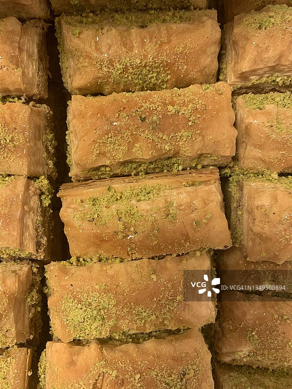 中东甜点：传统阿拉伯风味美食与黎巴嫩料理图片素材