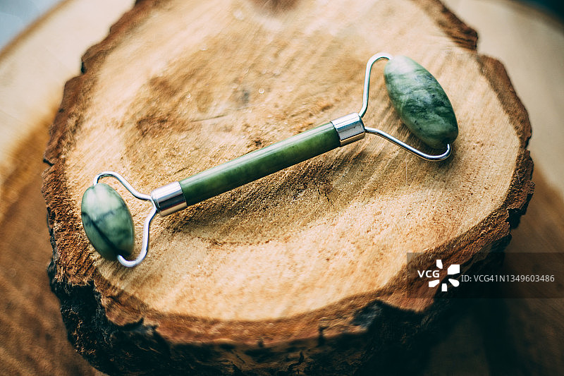 面部美容滚轮、玉石滚轮、刮痧板图片素材