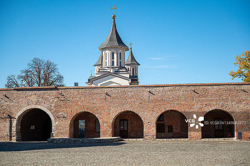 特兰西瓦尼亚的主教教堂和奥拉迪亚防御墙图片素材