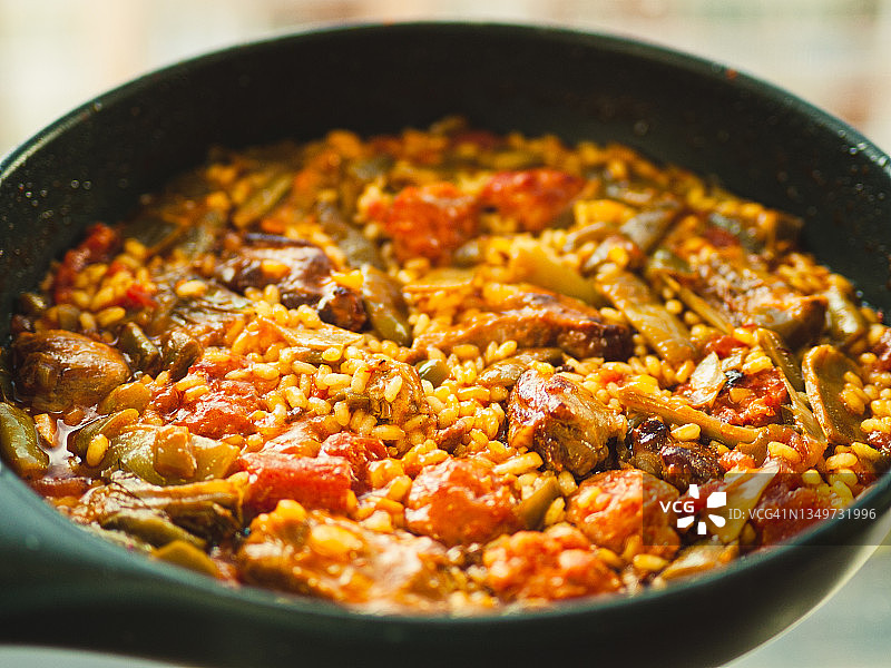 西班牙海鲜饭图片素材