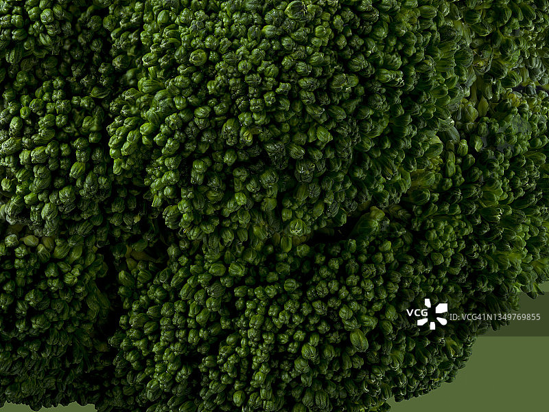 绿色西兰花近景图片素材