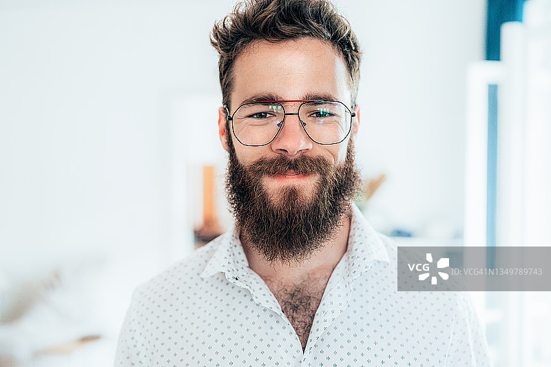 办公室里的男人 портрет图片素材