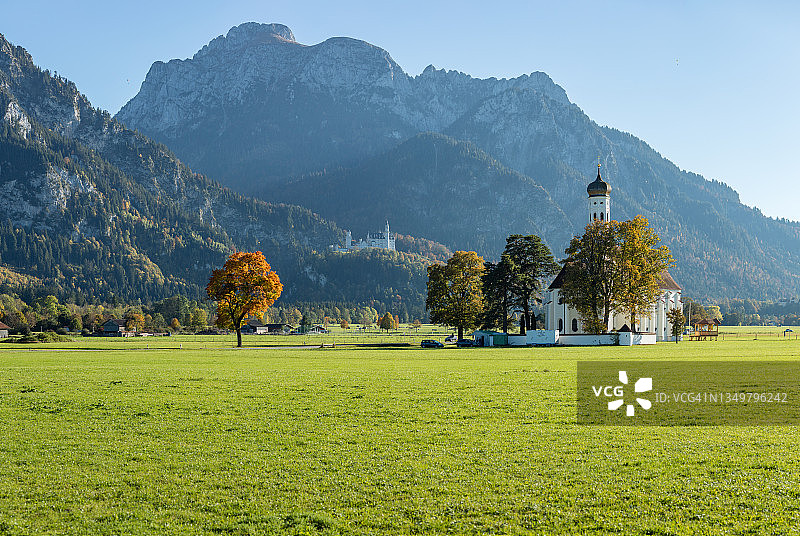 阿尔高地区圣科洛曼图片素材