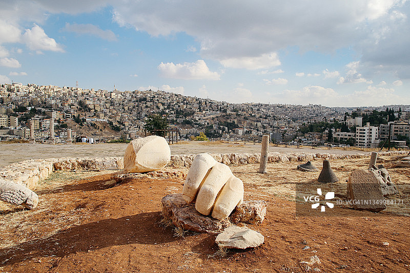 安曼城堡与大力士之手图片素材