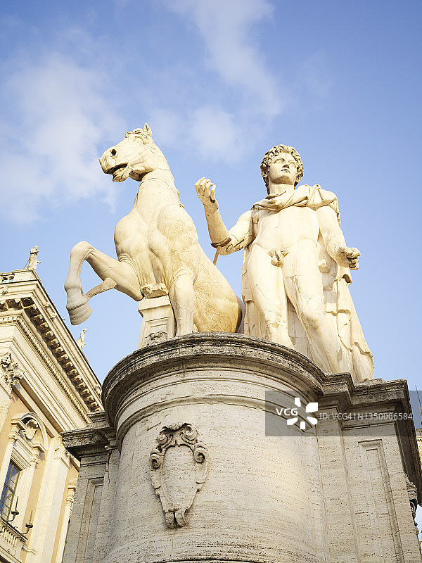 坎皮多利奥广场的卡斯托图片素材