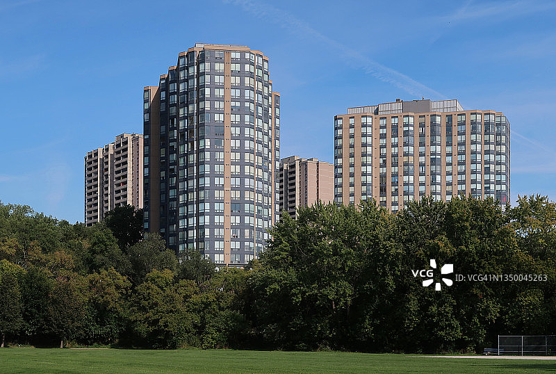 住宅区建筑群图片素材