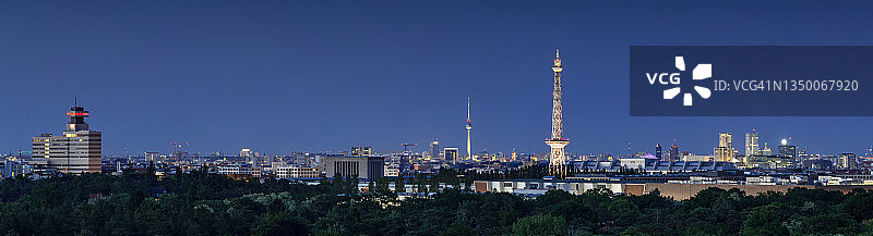 柏林天际线（德国）图片素材