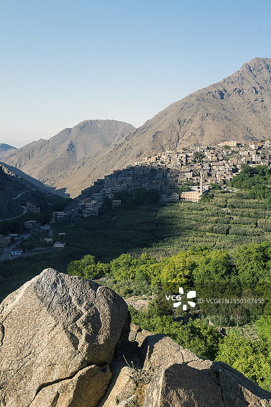 北非摩洛哥阿特拉斯山脉景观图片素材