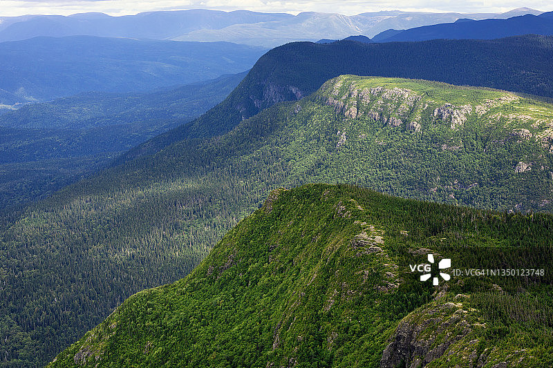 加斯佩国家公园黎明峰全景图片素材