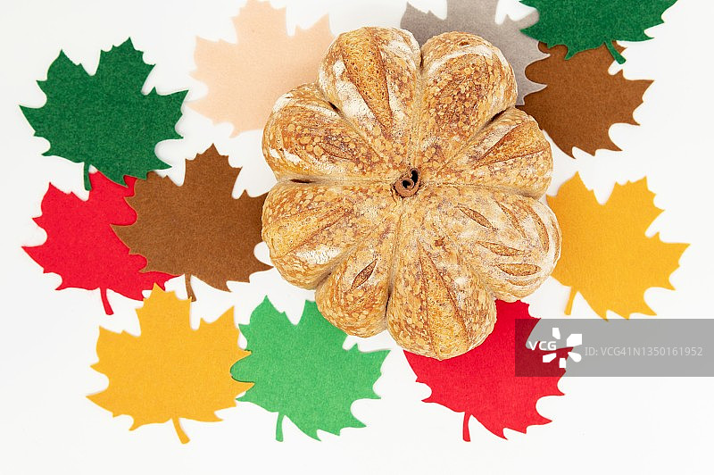 南瓜造型面包图片素材