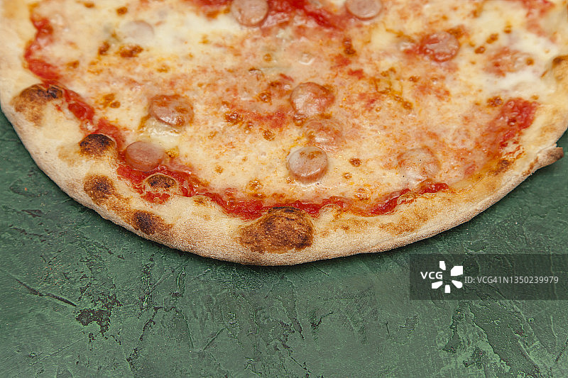 披萨和香肠图片素材