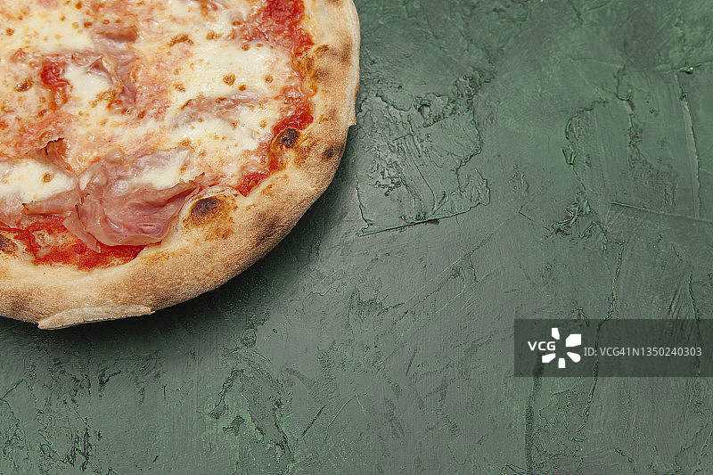 火腿玛格丽特披萨图片素材