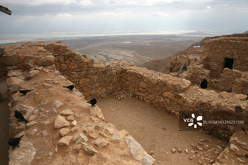 马萨达国家公园-犹太沙漠图片素材