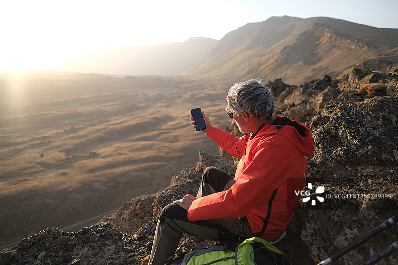 来自山顶的问候！图片素材