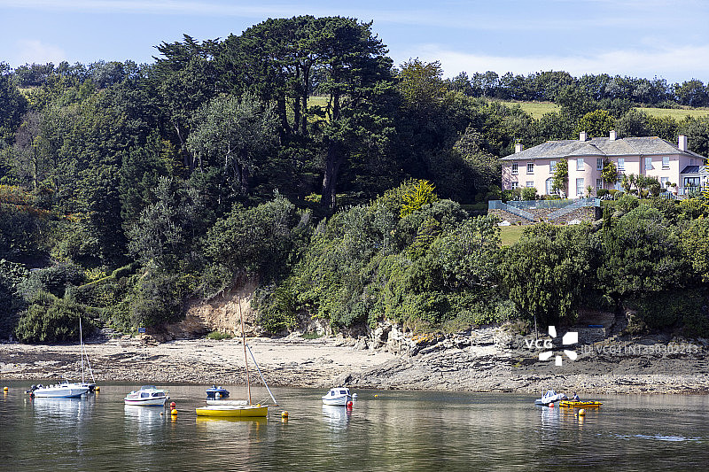 英国康沃尔罗西兰圣贾斯特图片素材