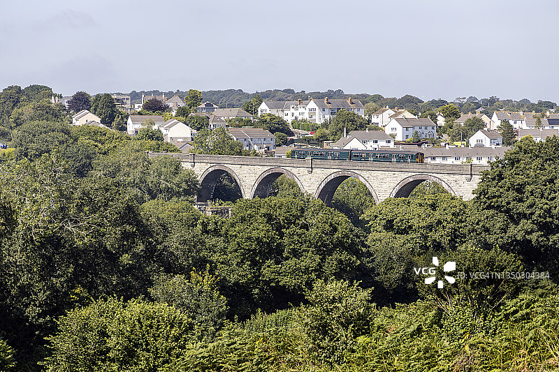 英国康沃尔郡彭林高架桥图片素材