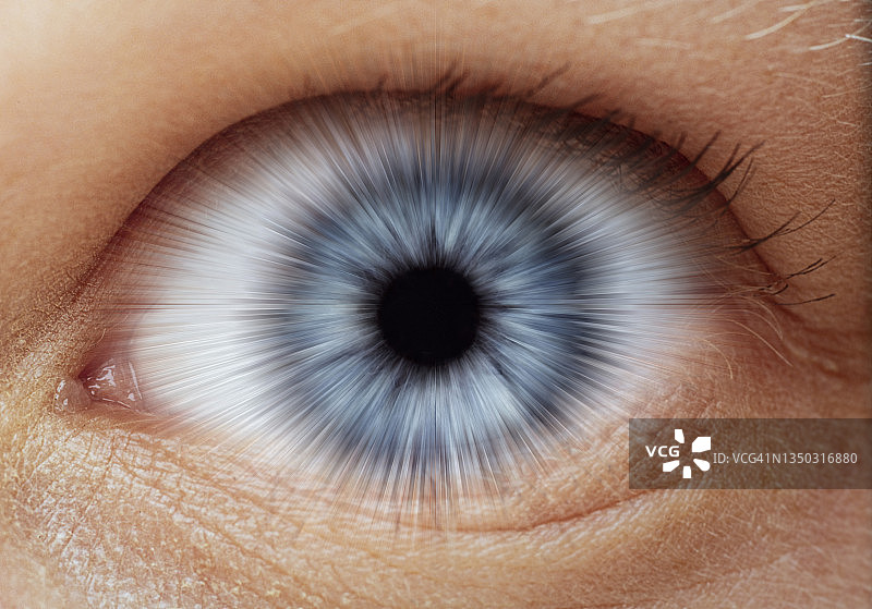 放大的眼睛图片素材